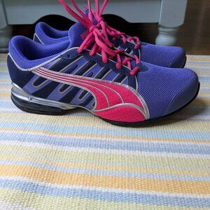 ⭐ PUMA Voltaic-3 Purple and pink eco ortholite 10 Cell running shoes size 9